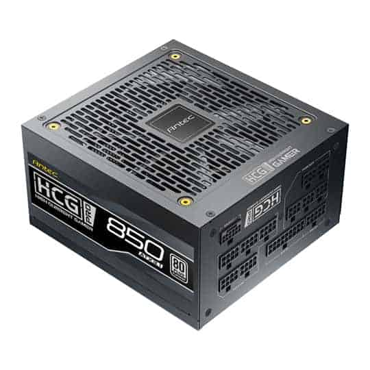 Antec HCG850 Pro Platinuium 850 Watt 80+ Platinum Fully Modular PCIe 5 ATX3.1 PSU/Power Supply